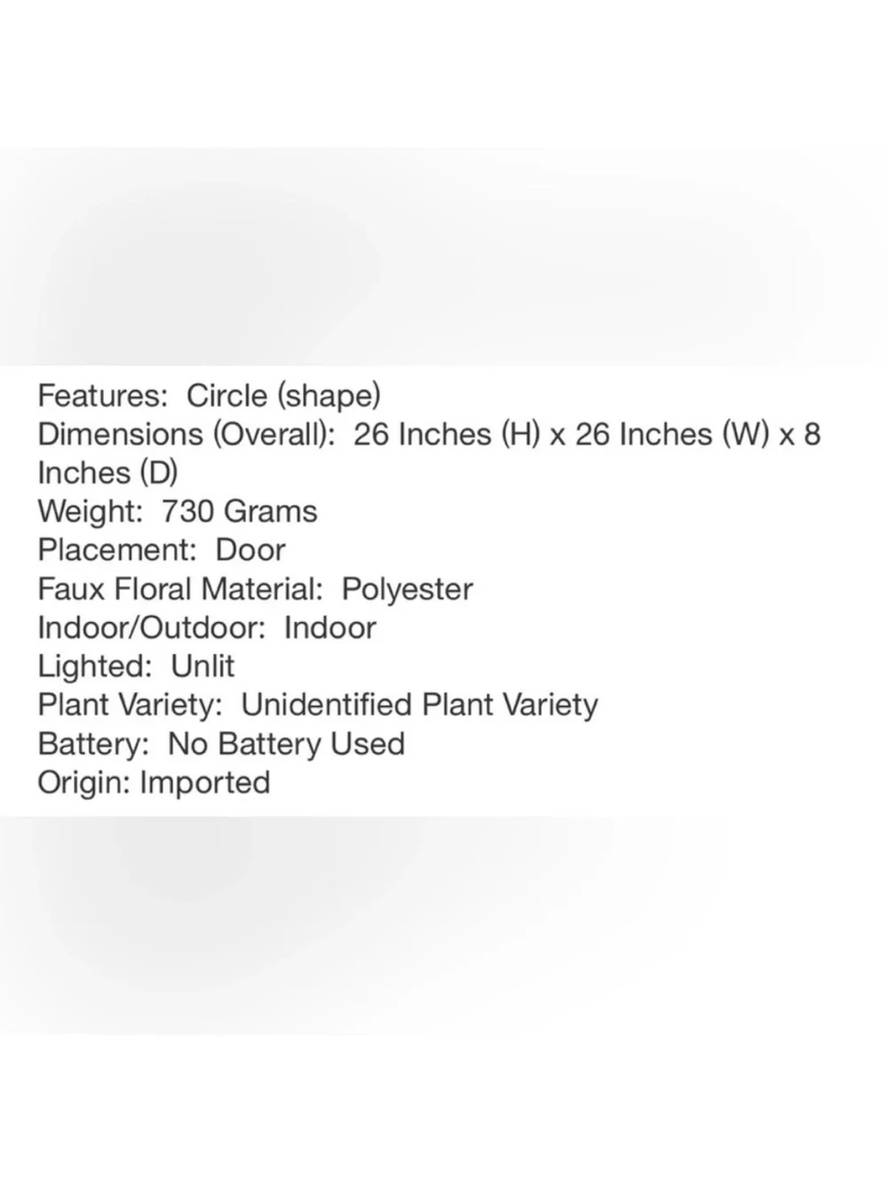 Studio McGee 26” Greenery with Persimmon Botanical Wreath